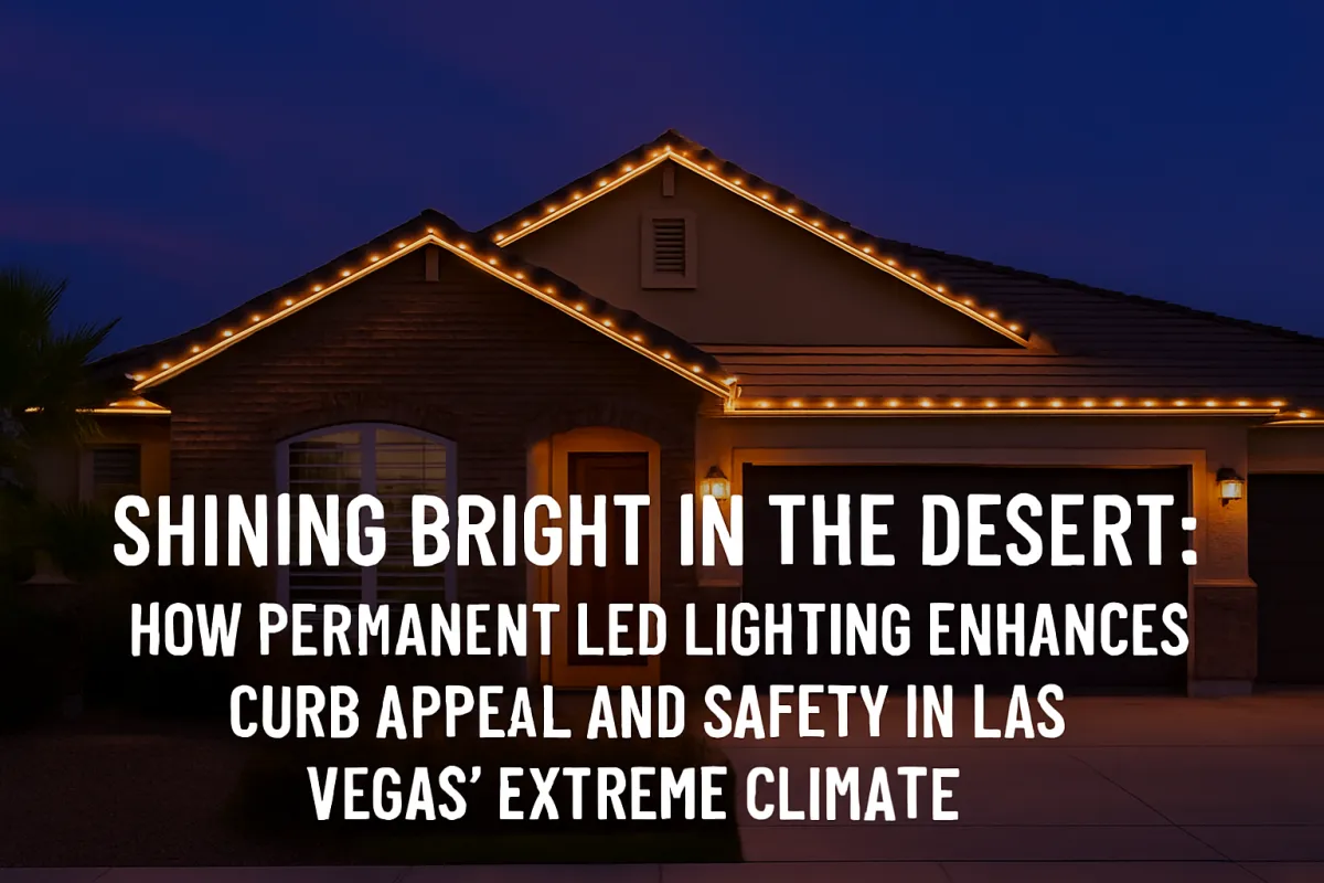 Shining Bright: How LED Lighting Boosts Curb Appeal & Safety in Vegas