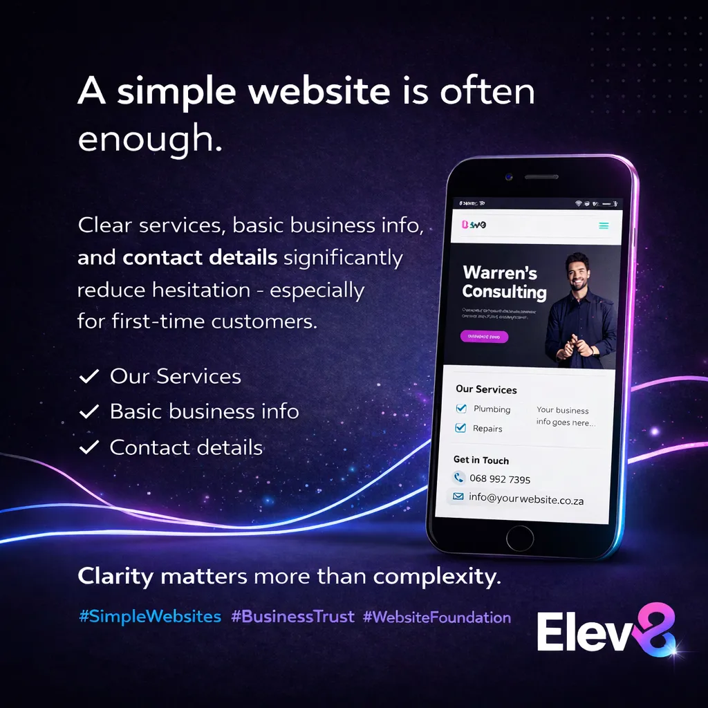 Why Having No Website Makes Customers Hesitate