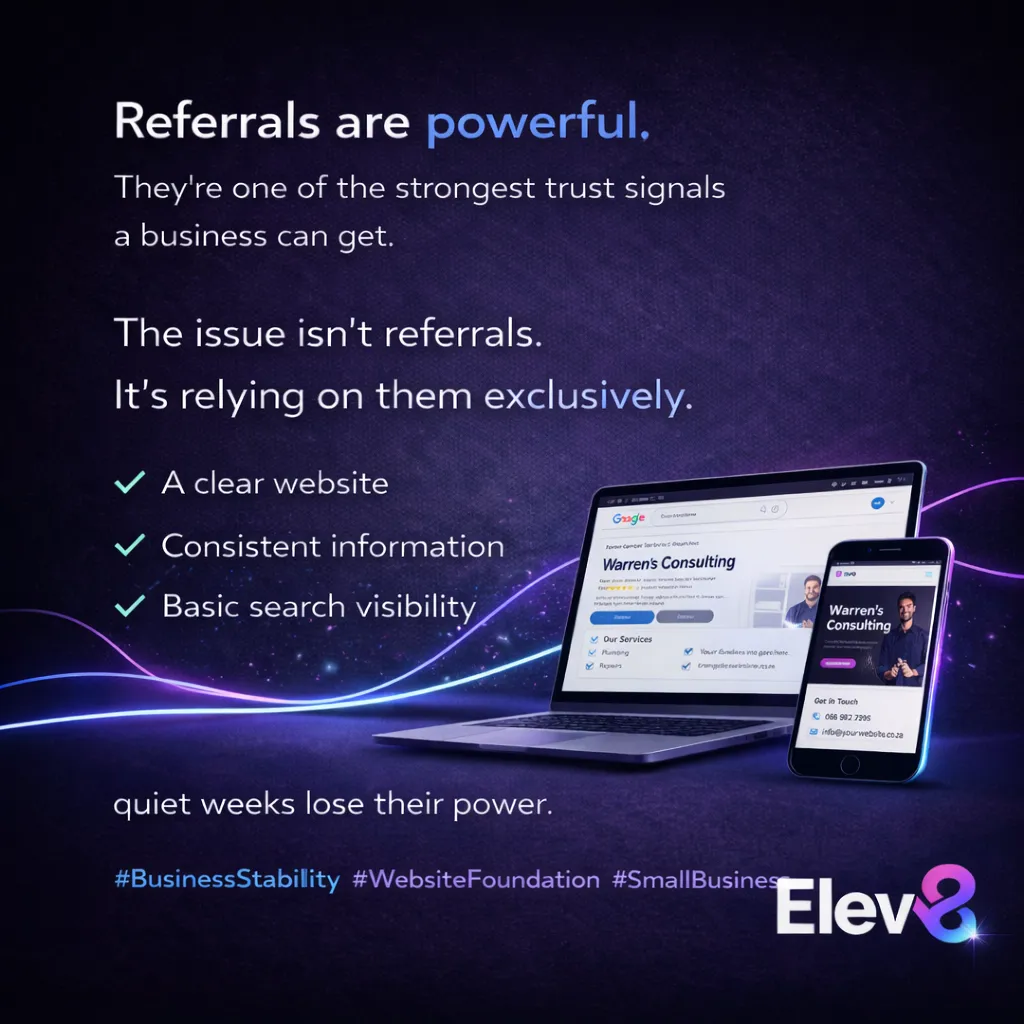 Why Relying Only on Referrals Leads to Quiet Weeks