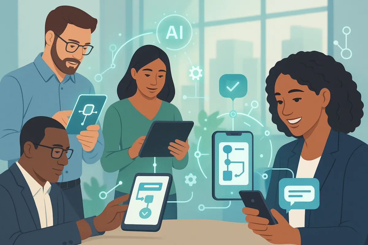 AI in the workplace boosts customer experience with mobile automation
