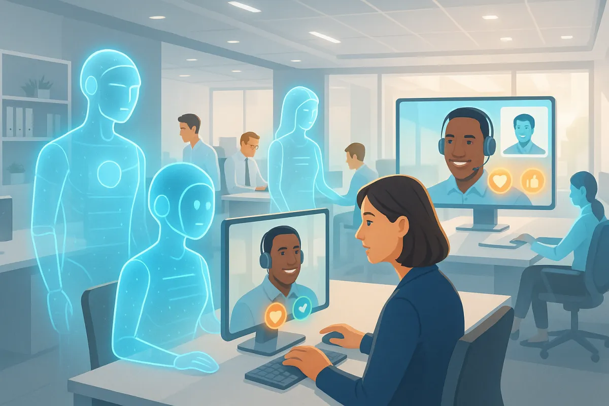 AI in the workplace boosts productivity and customer experience with emotional intelligence