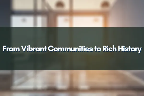 Scenic view of a vibrant community with historic architecture, showcasing the charm of Manchester, NH.