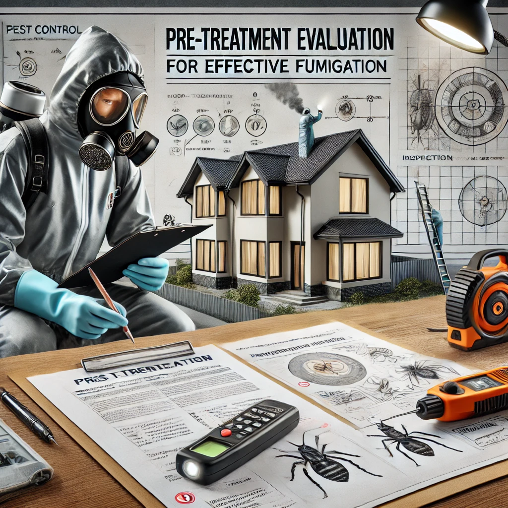 Evaluación previa al tratamiento para una fumigación efectiva