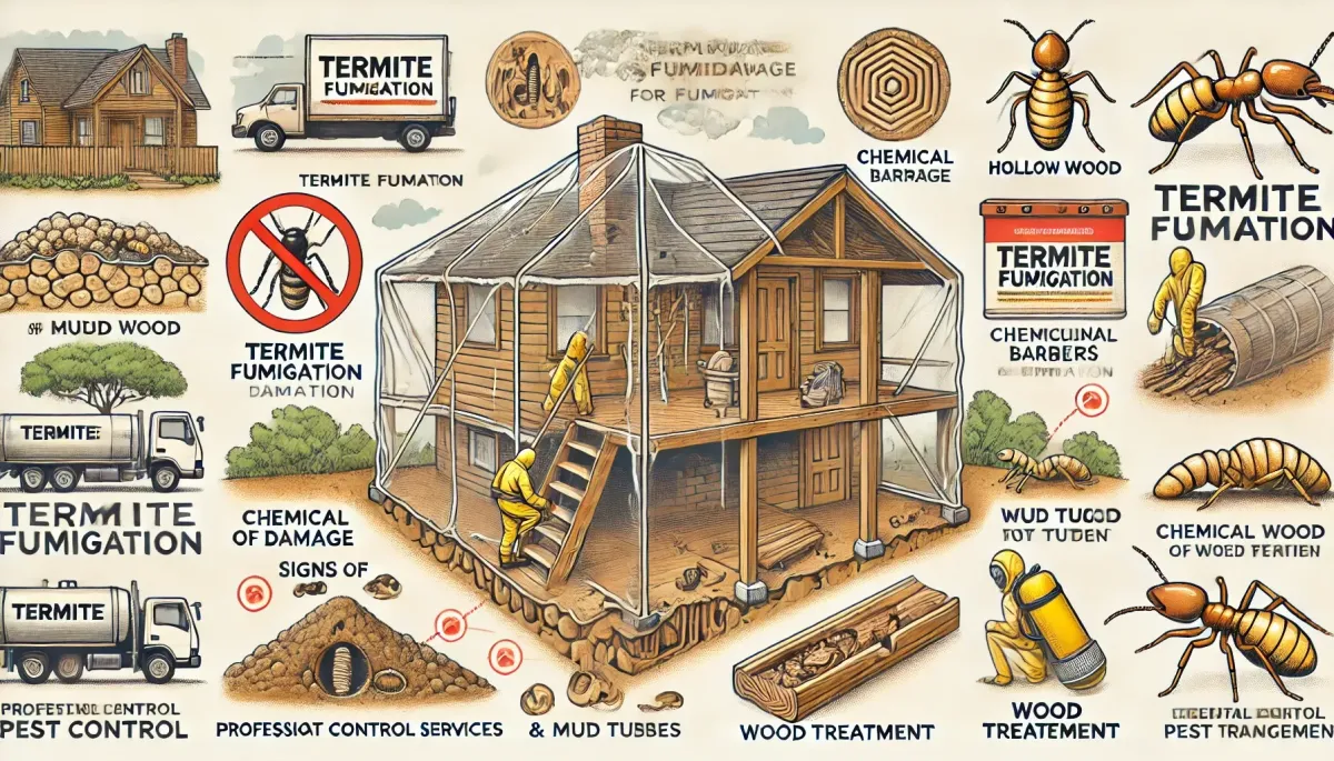 Fumigación de Termitas: Salvaguardando Estructuras de Madera