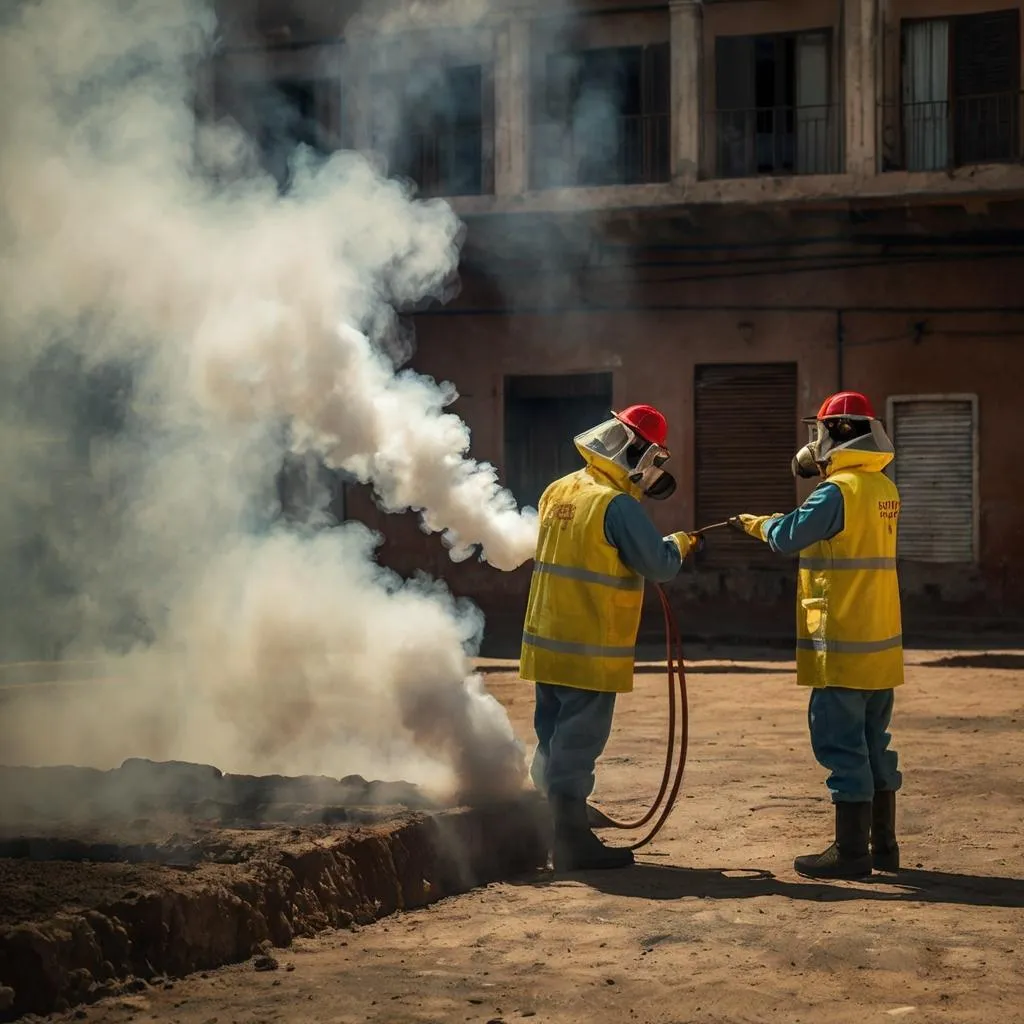 Eliminación de plagas en áreas de transporte de carga con Máximo Fumigaciones en la colonia Los Nogales, CP 65947. Agualeguas, NL