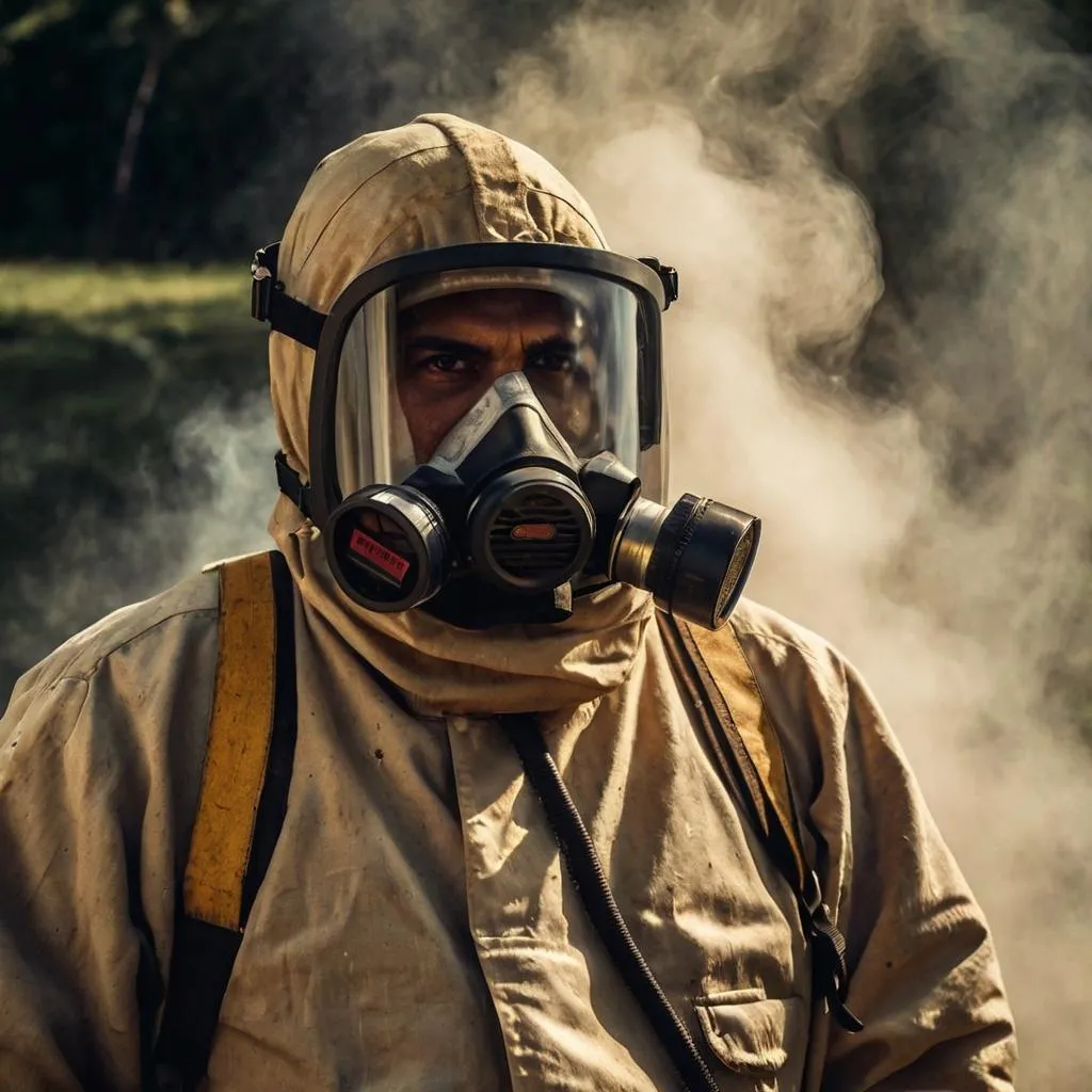 Fumigación en invernaderos para protección de cultivos con Máximo Fumigaciones en la colonia El Nogal, CP 65978. General Treviño, NL.