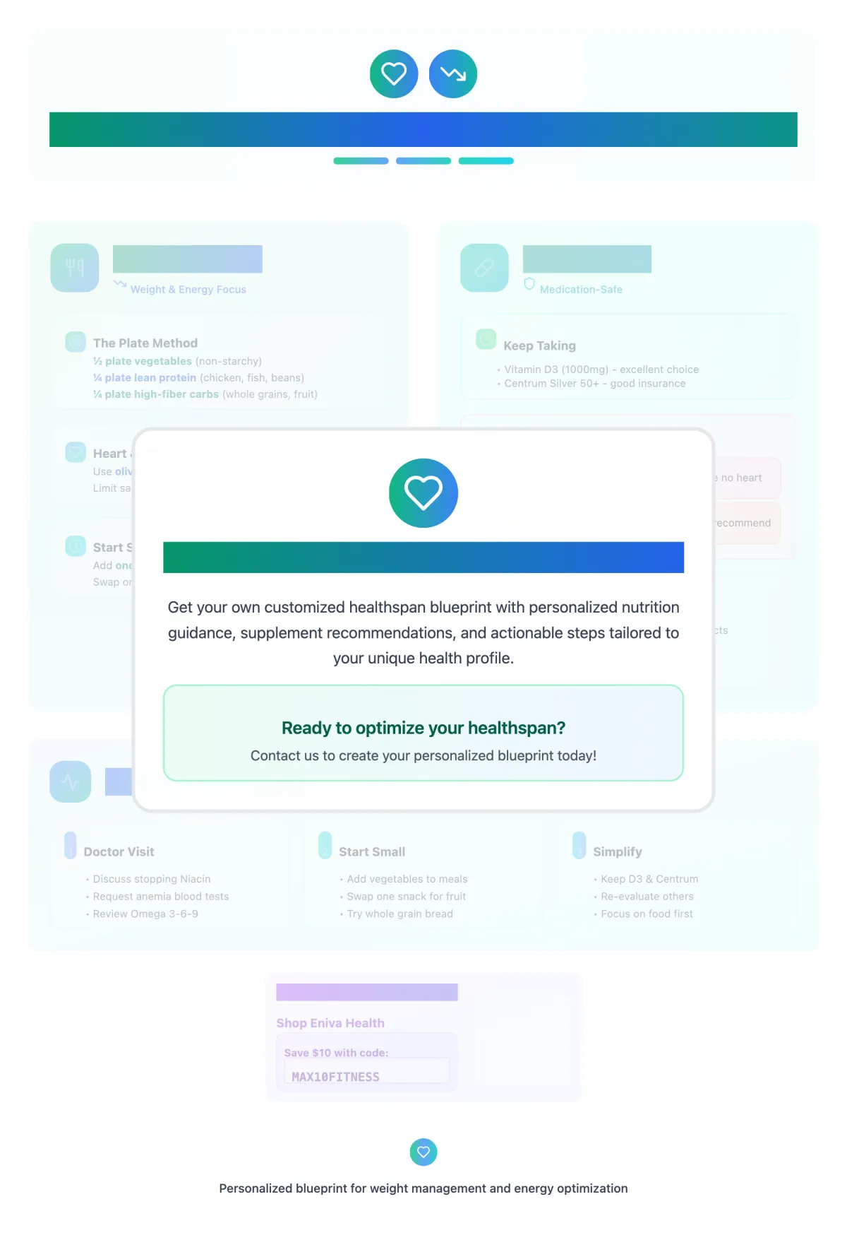 Don's Healthspan Blueprint uncovered unwanted interactions and unnecessary supplements.