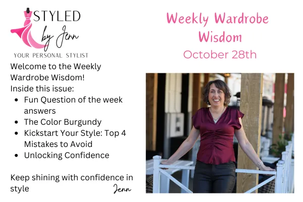 Weekly Wardrobe Wisdom