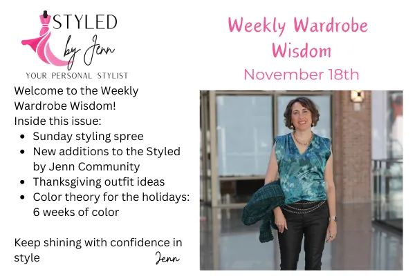 Weekly Wardrobe Wisdom