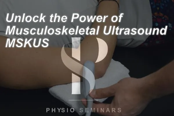 Picture of musculoskeletal ultrasound of the elbow in supine position using a linear probe