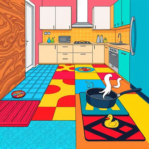 A vibrant, futuristic home remodeling website scene featuring a whimsical, surreal environment. The digital landscape includes floating blueprints, animated 3D house models transforming into playful structures with curved walls, twisting staircases, and transparent glowing materials. At the center, a luminous, tree-like interface with interconnected nodes symbolizes seamless design and technology integration, accented by orbiting animated icons of tools, paintbrushes, and sliders. In the background, a celestial cityscape with floating islands showcasing transformed homes under a shimmering, starry sky with iridescent clouds highlights limitless creativity. Tiny animated robots in construction gear happily assemble house parts, while geometric patterns add playful detail. The scene’s luminous blues, soft purples, and tender oranges evoke an inviting, visionary atmosphere blending innovation with cozy home ideas, exemplifying the aspirational spirit of advanced, imaginative home remodeling.