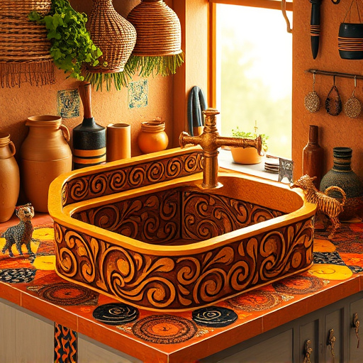 A vibrant, opulent kitchen scene inspired by High Renaissance style, featuring ornate wooden cabinetry with intricate carvings, gleaming brass fixtures, and rich, deep-colored marble countertops. The central polished wooden table holds traditional tools, scrolls, sketches of modern appliances, and a vintage quill, blending old-world craftsmanship with modern renovation plans. Decorative bowls overflowing with seasonal produce like pomegranates, grapes, and citrus add lively color. A small cherub peeks from behind a hanging copper pot, holding a tiny blueprint of a renovated space, adding a playful touch. Warm, golden lighting from ornate sconces and a grand chandelier creates an inviting atmosphere. In the background, a landscape window offers views of rolling hills and an early dawn sky, symbolizing new beginnings. Subtle details include a "New Year" marked calendar and potted herbs on the windowsill, evoking freshness and growth. The scene exudes elegance, hope, and creative energy for a kitchen renovation, with a color palette of warm golds, deep reds, earthy browns, lush greenery, and soft pastels, embodying the grandeur and cheerful charm of the High Renaissance style.