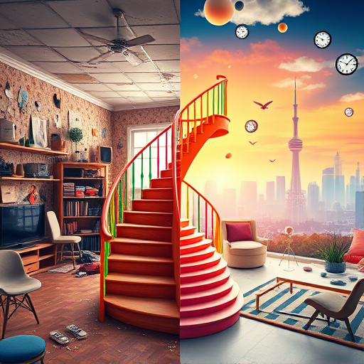 A sleek, minimalist illustration of a modern kitchen interior featuring simple, stylish cabinetry with clean lines and subtle handles. The scene includes a modest countertop with essential tools such as a kettle, a cutting board, and a potted herb plant, all rendered with elegant simplicity to emphasize space and calmness. Bright, airy natural light streams through a large window offering a scenic view of a lush backyard, adding warmth and freshness. Quirky details like a small stack of colorful, patterned storage jars or playful wallpaper peeking from behind introduce personality without clutter. The background consists of a soft textured gradient creating an inviting atmosphere, with subtle line drawings of budget-friendly renovation ideas—such as a paintbrush, tape measure, and reusable shopping bag—integrated seamlessly into the composition. The color palette features muted pastels and earthy tones like light beige, soft mint, warm terracotta, and gentle gray, enhancing the calm and approachable vibe. The overall style is streamlined with flat shapes, minimal shading, and a focus on clarity and elegance, making this illustration ideal for a blog cover on affordable kitchen remodeling and budget-friendly renovation ideas.