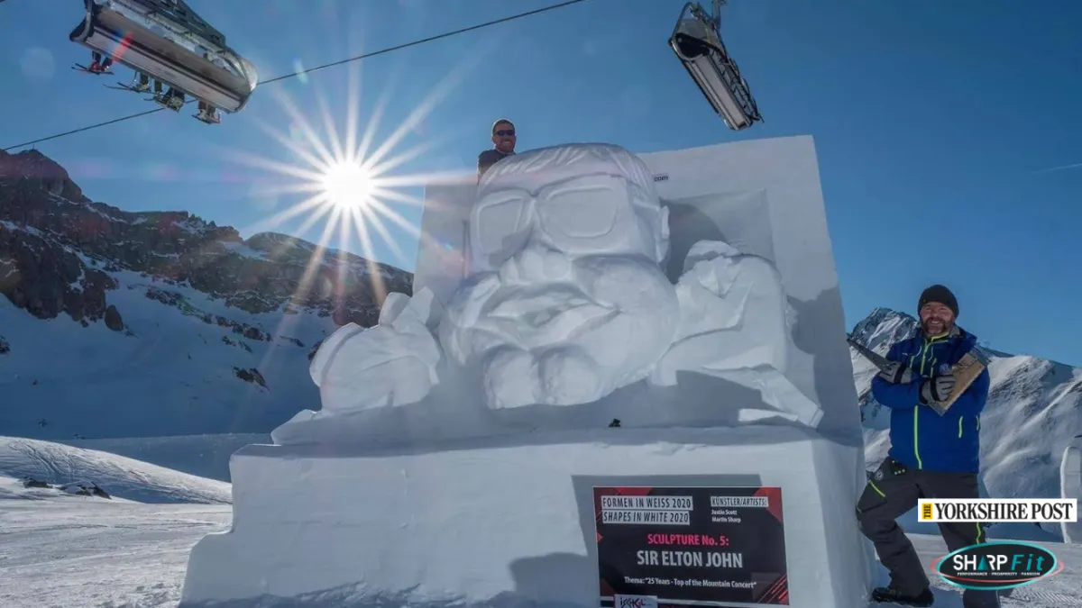 Featured on BBC Radio Humberside talking about My Experience Snow Sculpting in Australia Carving Eddie "The Eagle" Edwards From Snow