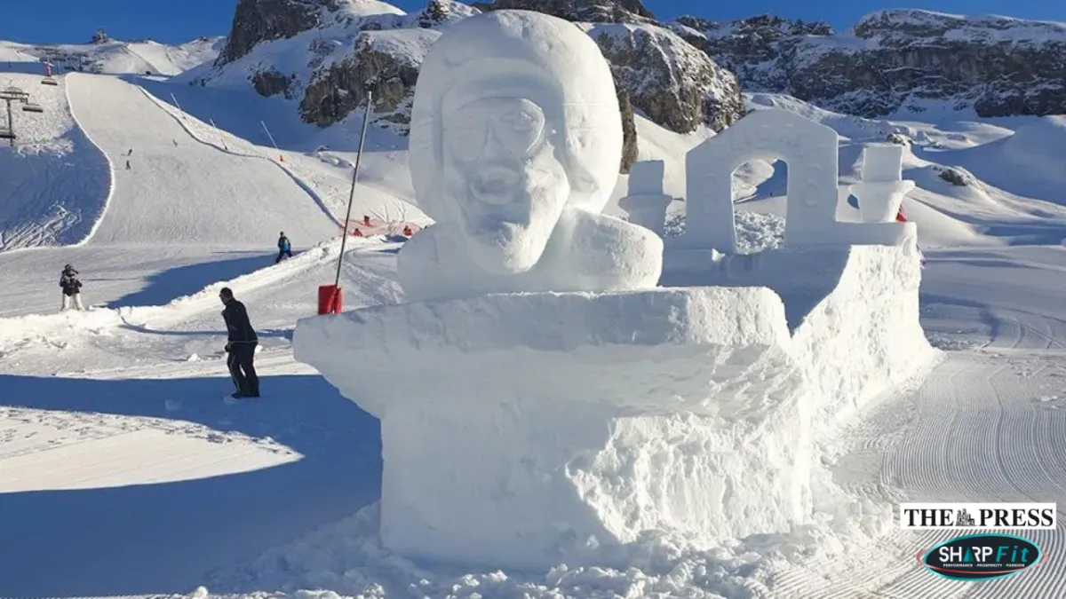 Featured in Yorkshire Evening Post about Snow sculptors from Leeds to create Eddie the Eagle