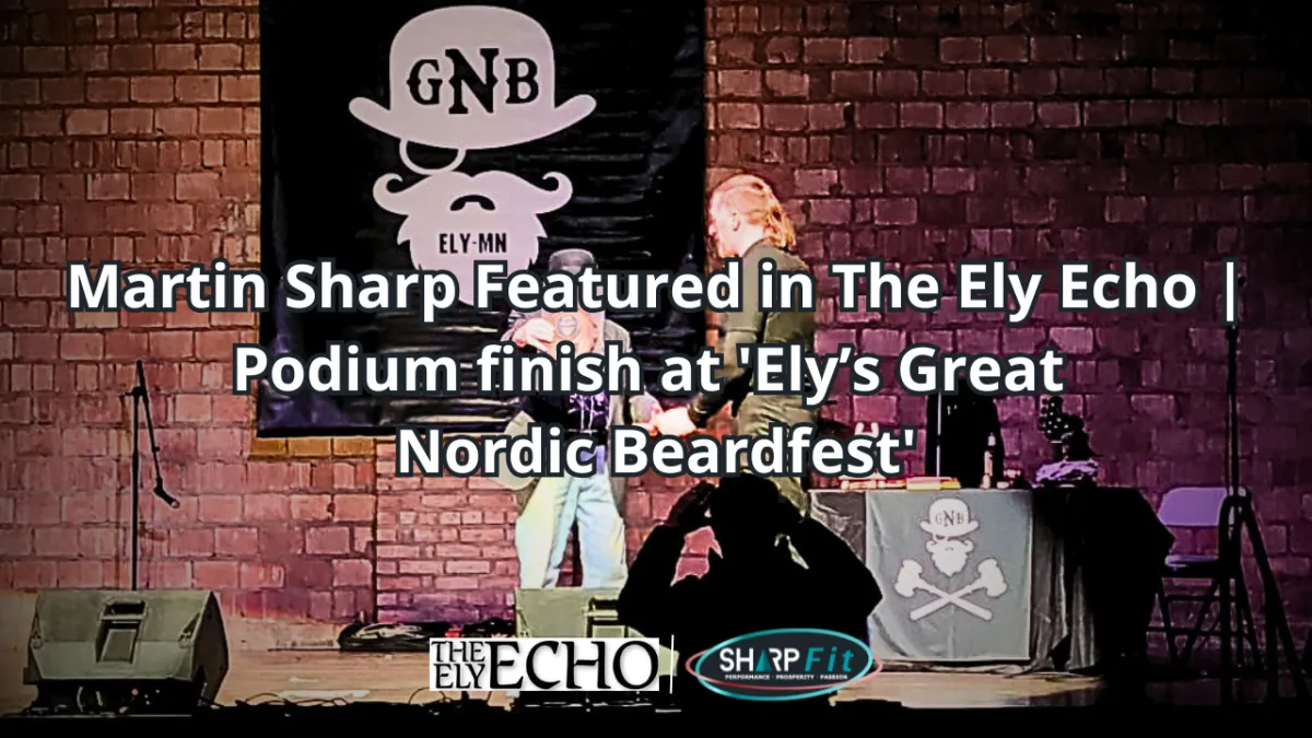 Martin Sharp Featured in The Ely Echo | Podium spot at Ely’s Beardfest