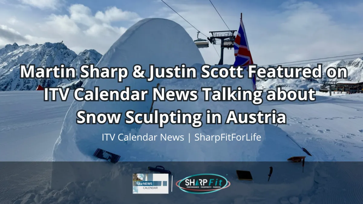  Martin Sharp & Justin Scott Featured ITV Calendar News Snow Sculpting
