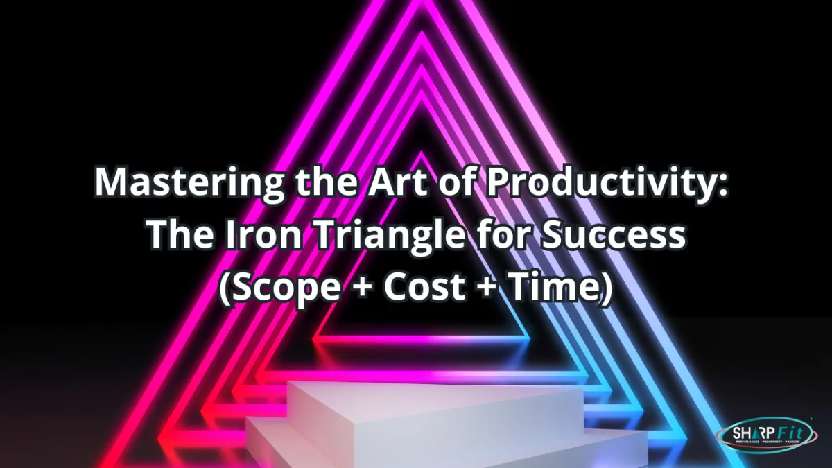 Mastering the Art of Productivity: The Iron Triangle for Success