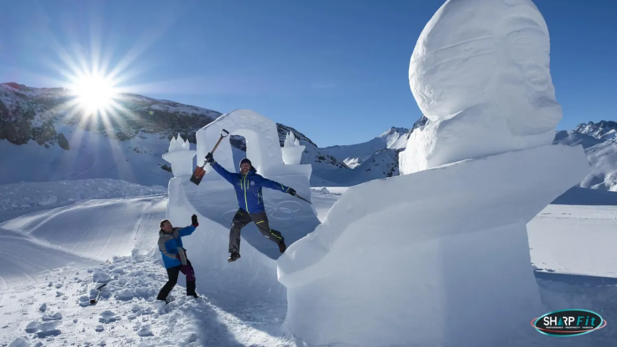 Featured in The Press York talking about creating a snow sculpture in record time in the arctic circle
