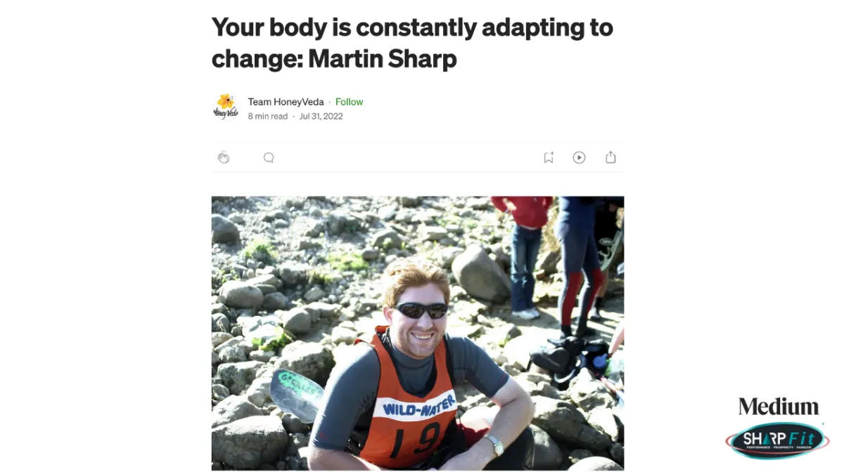 Featured in Honey Veda talking about Your body is constantly adapting to change