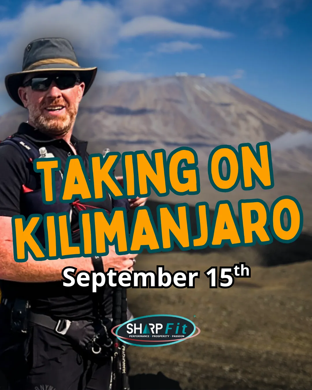 Martin Sharp Prepering to take on Kiimanjaro promo image