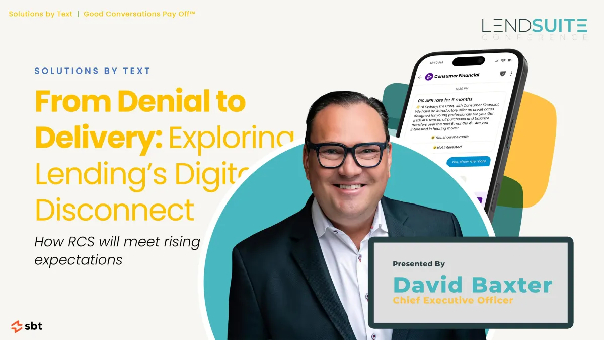 LSC25 | From Denial to Delivery | Solutions by Text