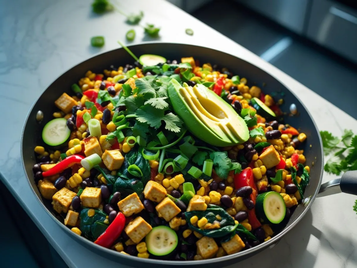 Anti-Inflammatory Southwest Tofu Scramble