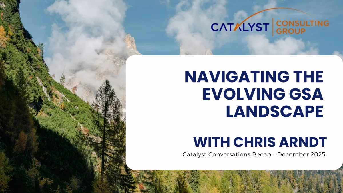 Navigating the Evolving GSA Landscape with Chris Arndt