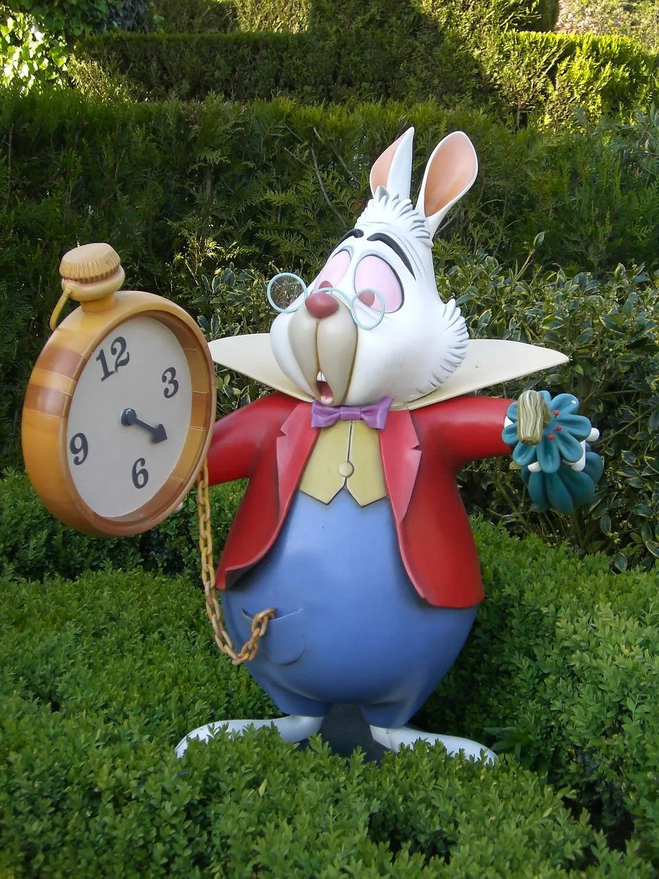 The White rabbit from alice in Wonderland