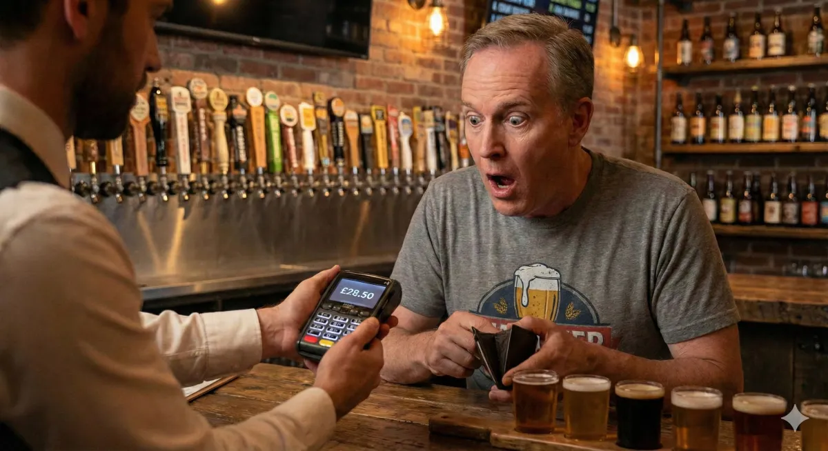 a man with a shocked look on his face