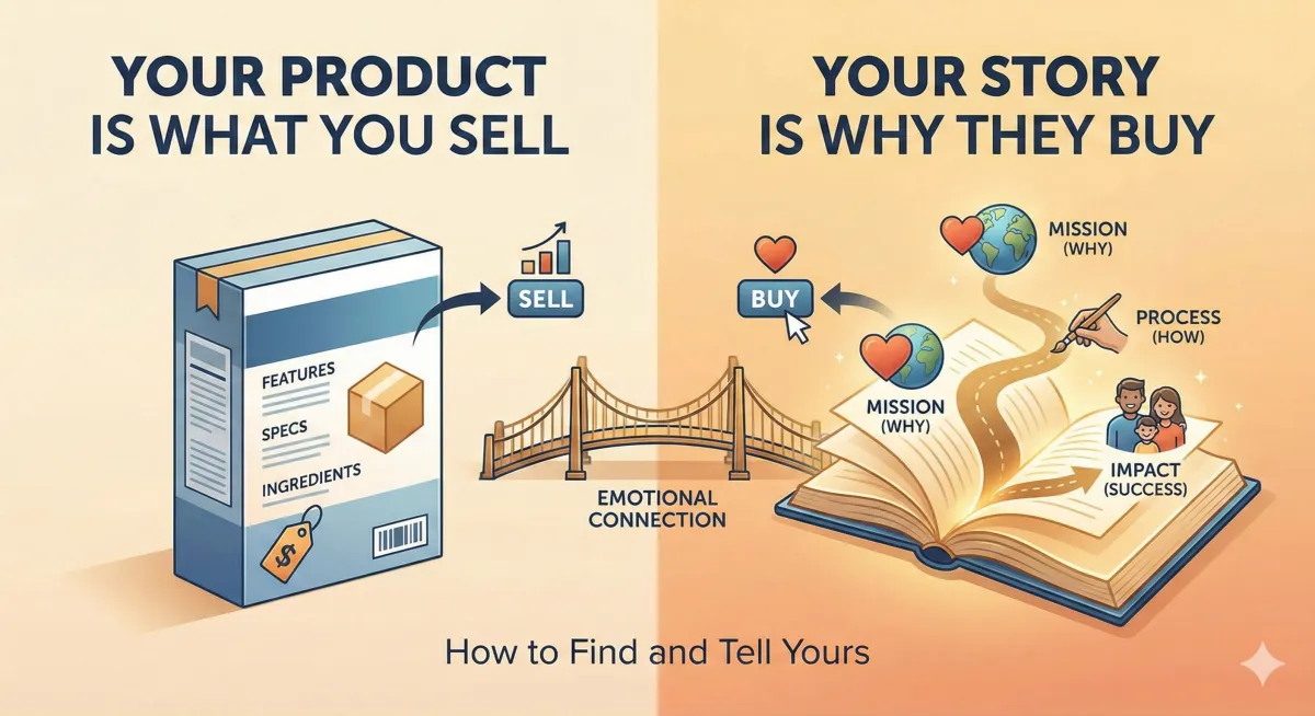 Your Product is What You Sell. Your Story is Why They Buy it. 