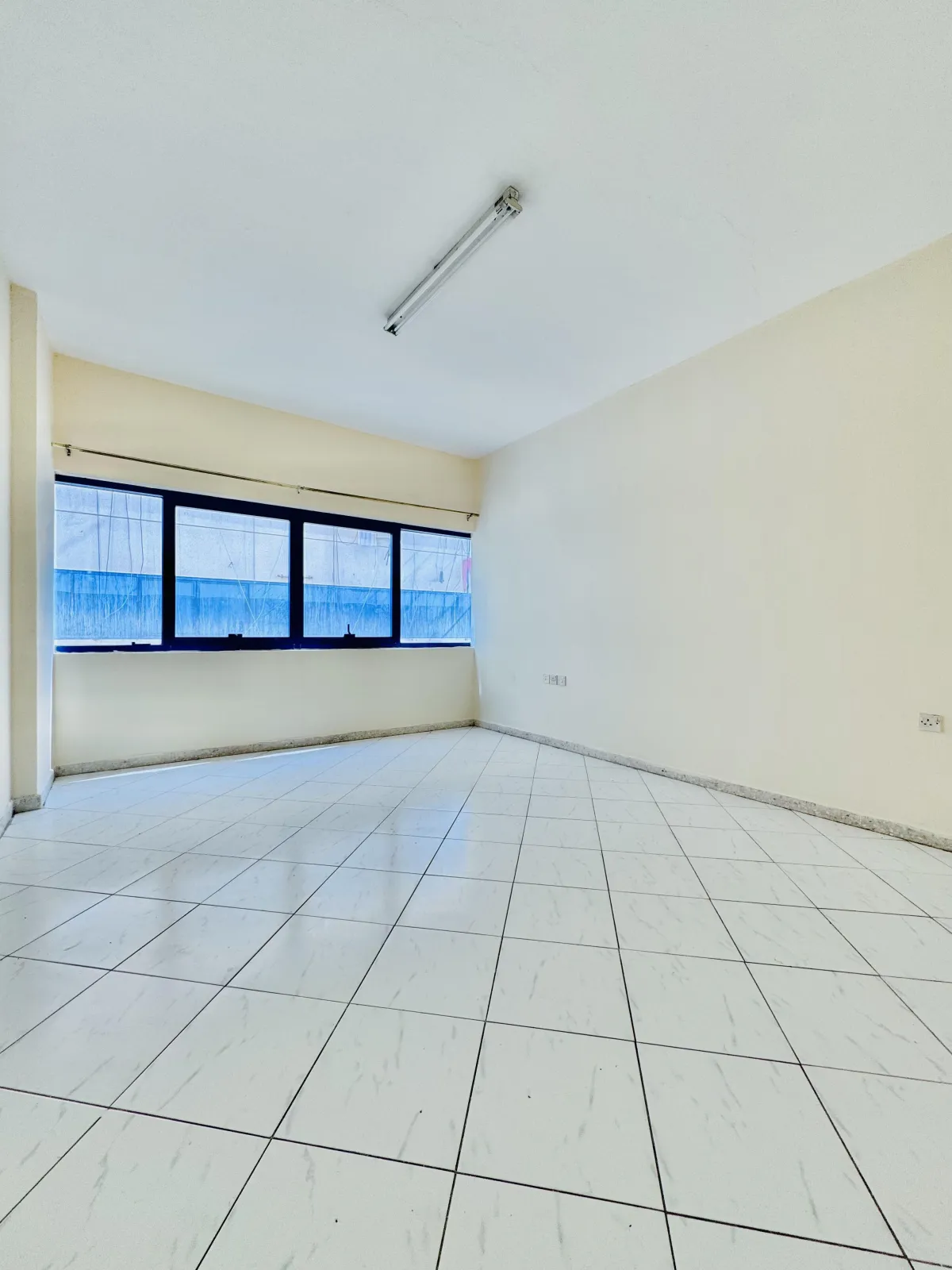 An image of the bedroom in the 1 bedroom apt in Al Mubarak Center