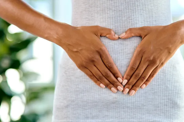Hands on Stomach