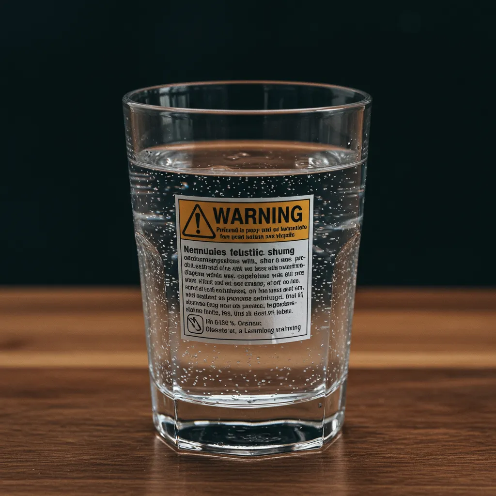 Warning: Chlorine in water