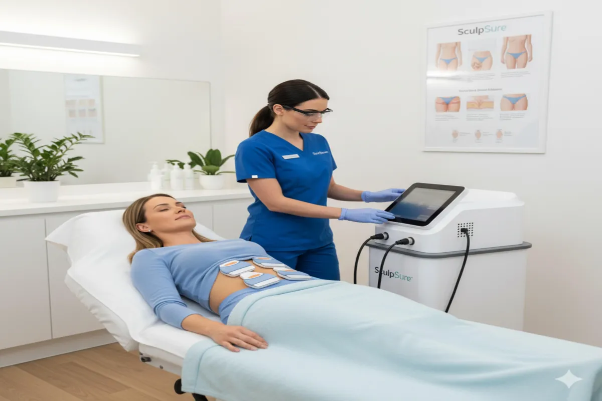 SculpSure non-surgical fat reduction treatment at Transformative360.
