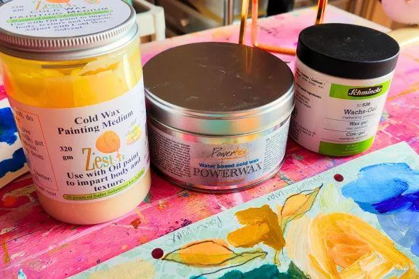 wax mediums schmincke wax gel powerwax