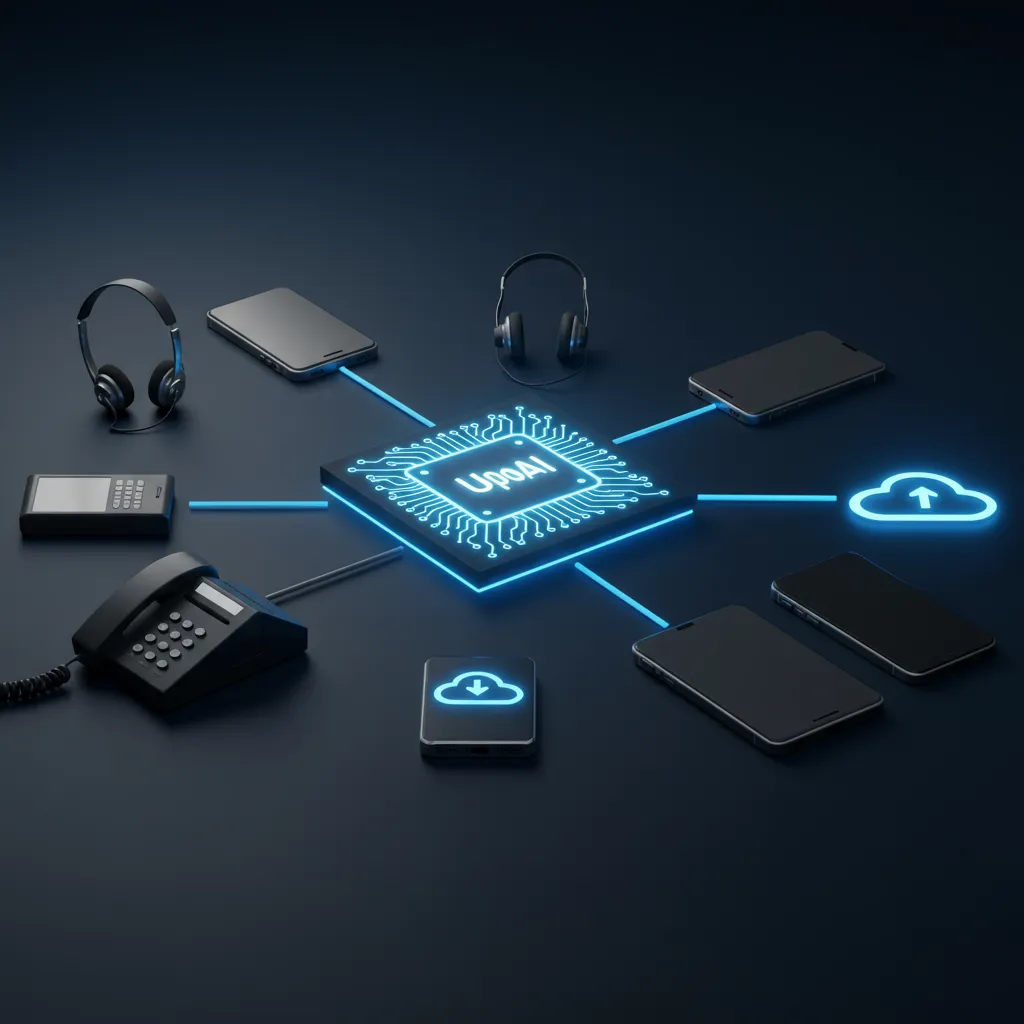 I stopped worrying about phone compatibility. UponAI talks to almost any system I meet.
