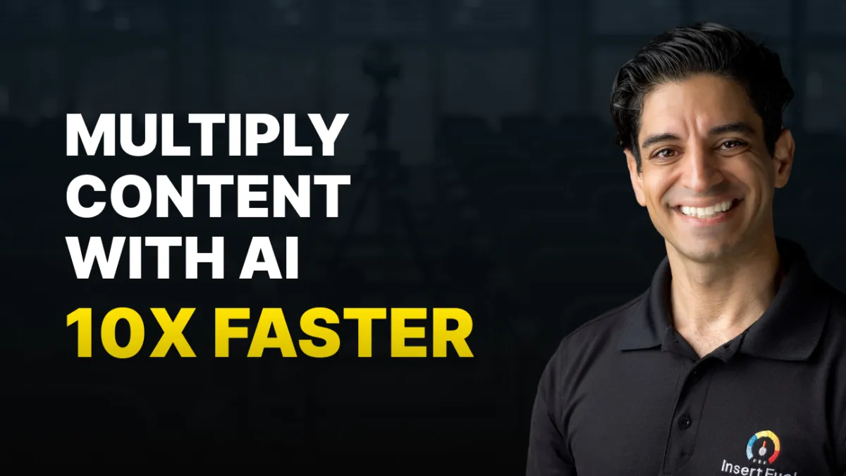 How to Use AI to Multiply Your Content Output on LinkedIn, IG, YouTube and Scale 10X Faster