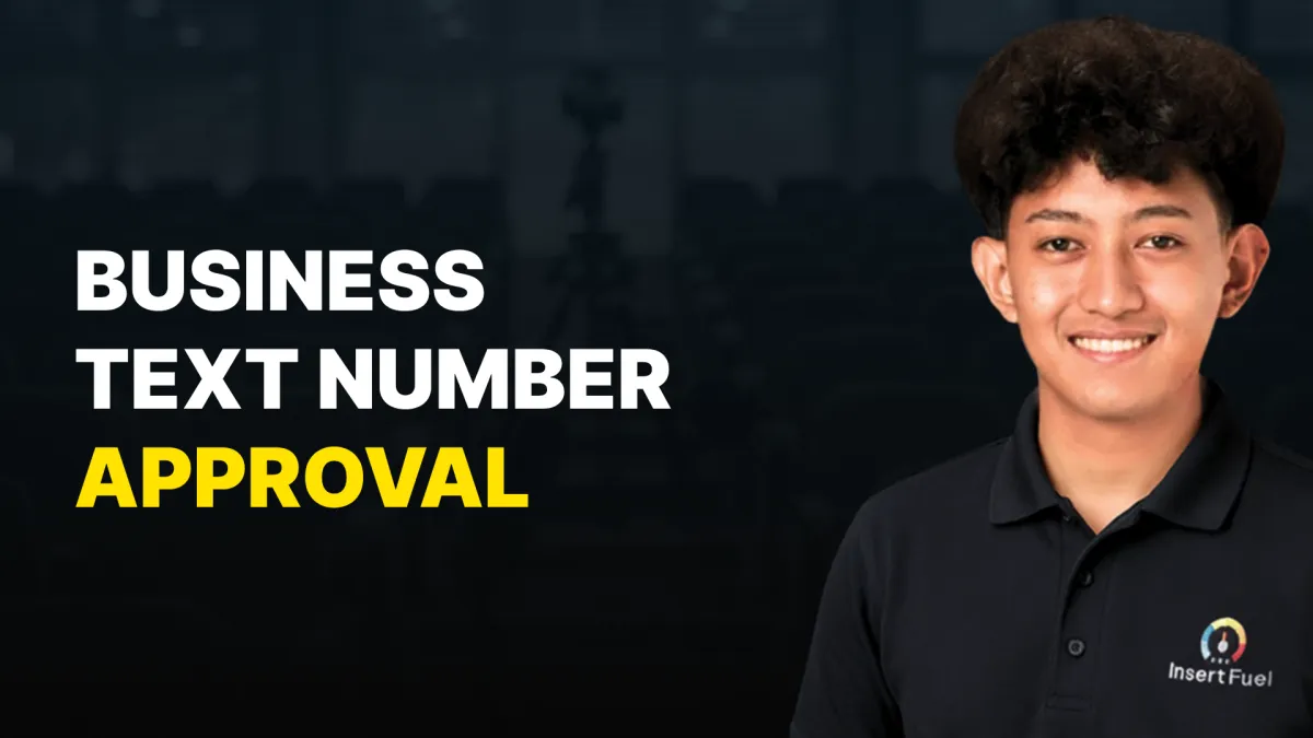 business number approved for text messaging