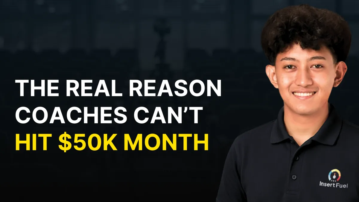 Why coaches can’t reach consistent $50K months without the right systems and funnels.