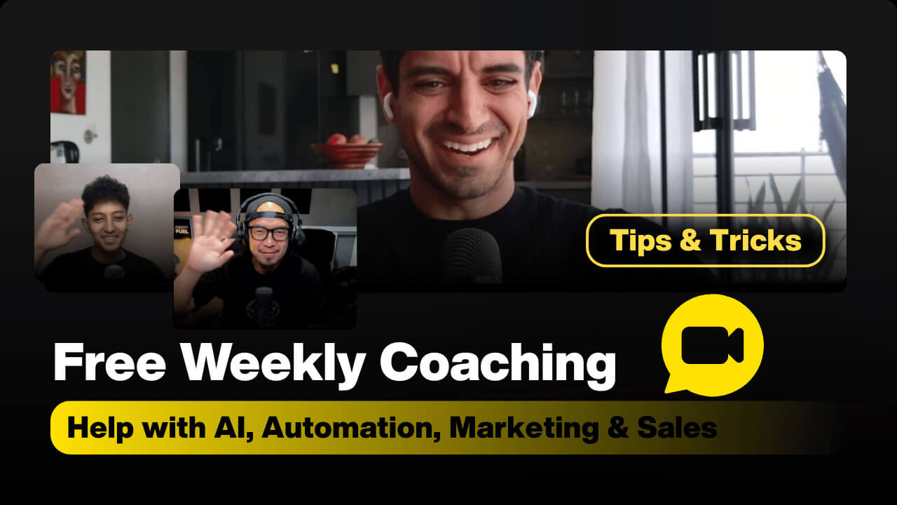 Let Go Boss weekly coaching call helping entrepreneurs with marketing, sales funnels, and AI automation