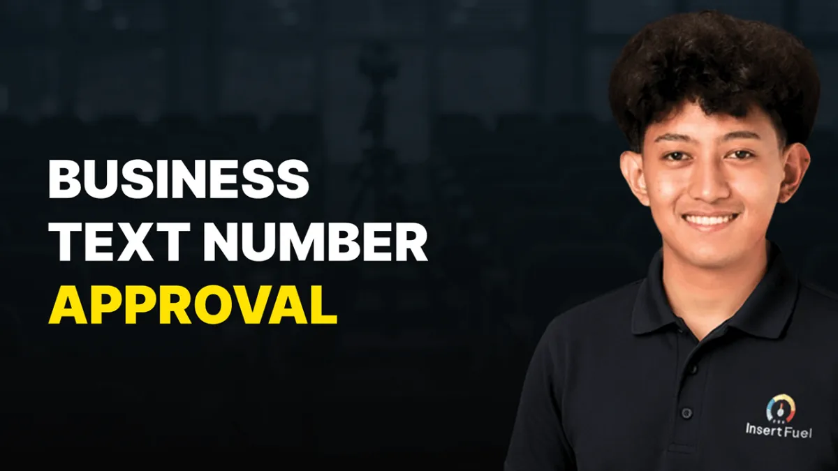 business number approved for text messaging