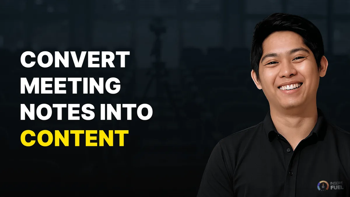 Harnessing AI: Transform Your Meetings into Content Goldmines