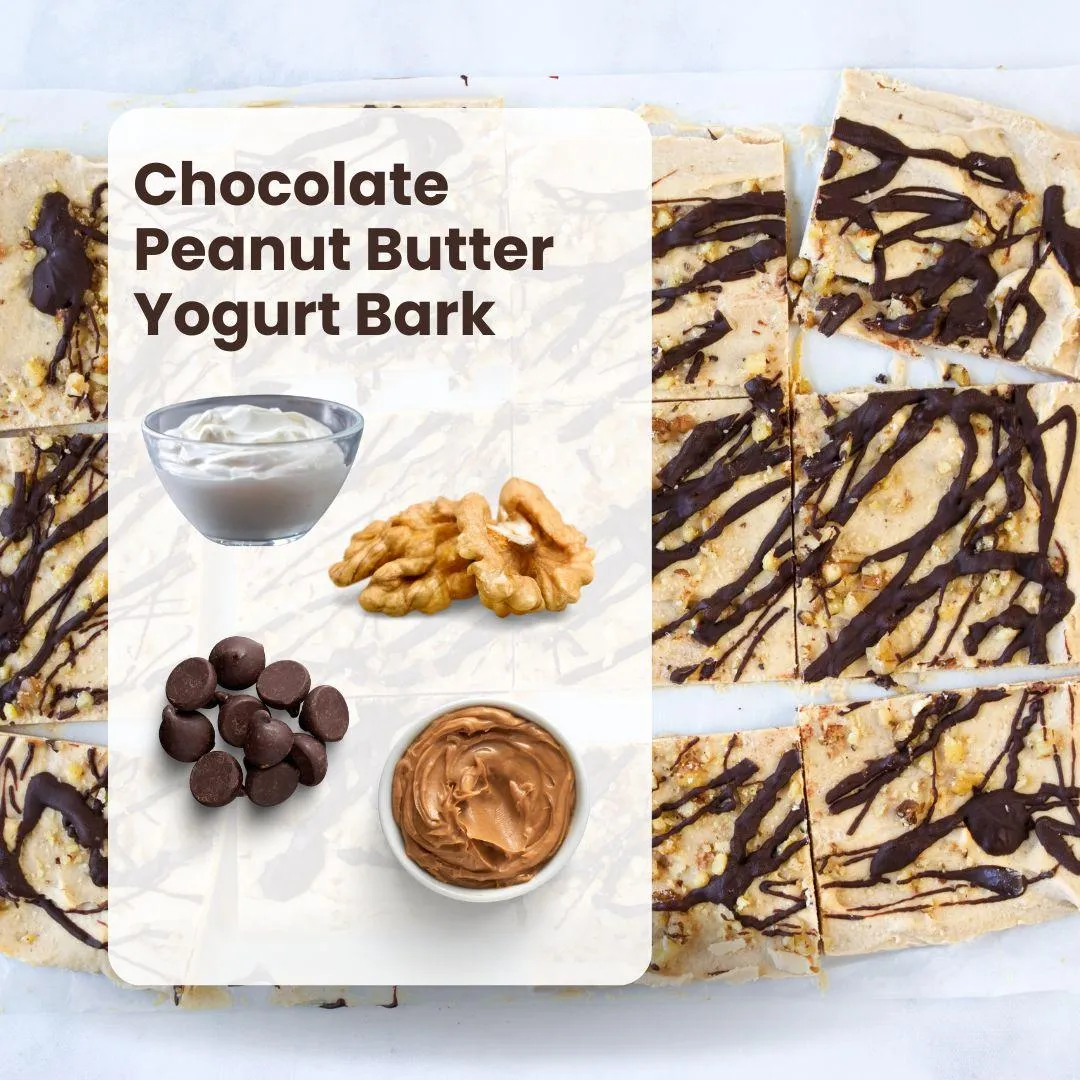 Chocolate Peanut Butter Yogurt Bark