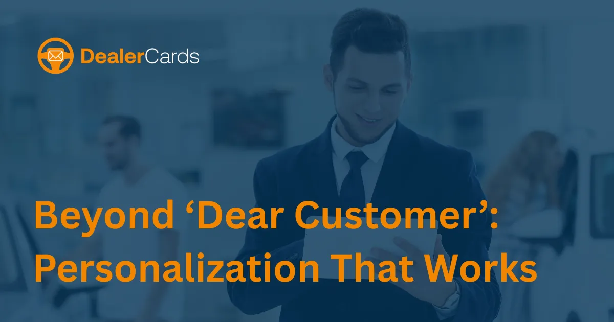 xamples of personalized follow-up in car sales, best CRM personalization tactics for dealerships