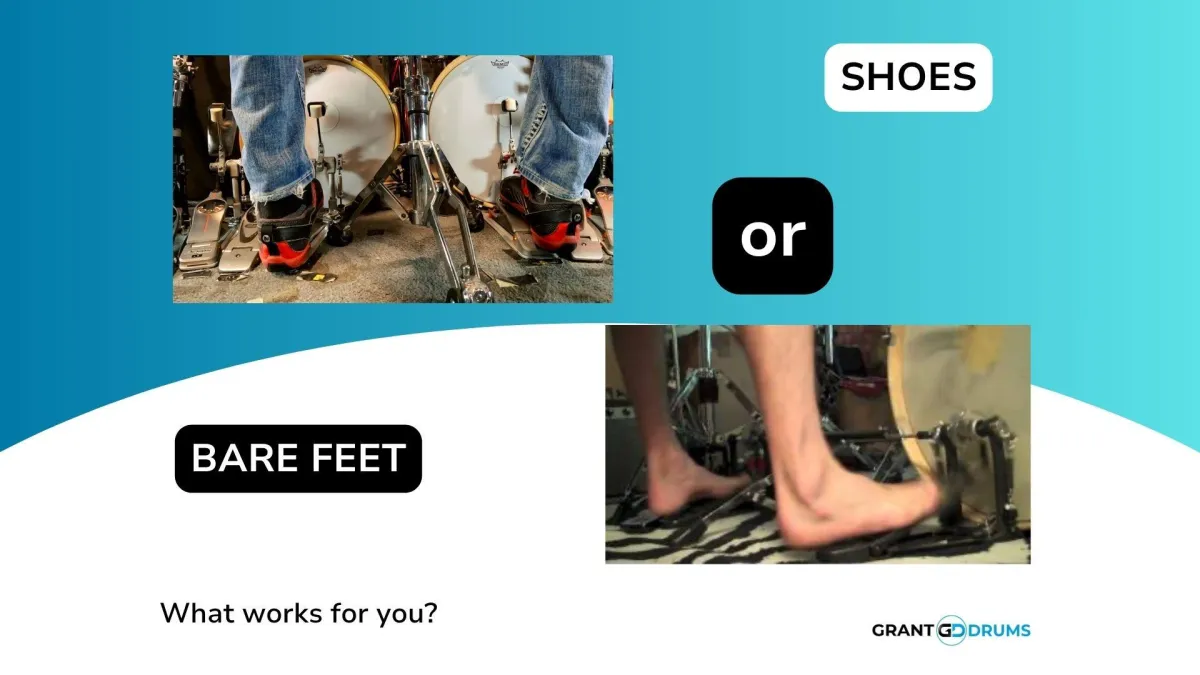 Barefoot vs. Shoes: The Great Drum Pedal Debate