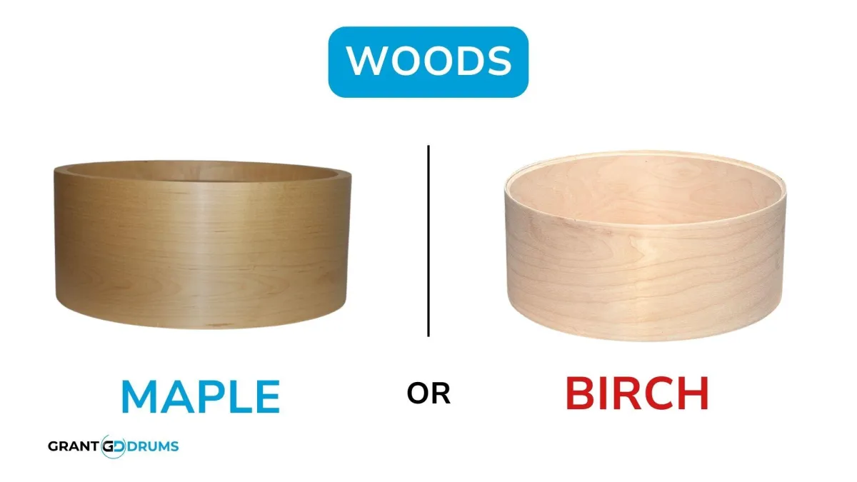 The Tonewood Showdown: Maple vs. Birch Drum Shells