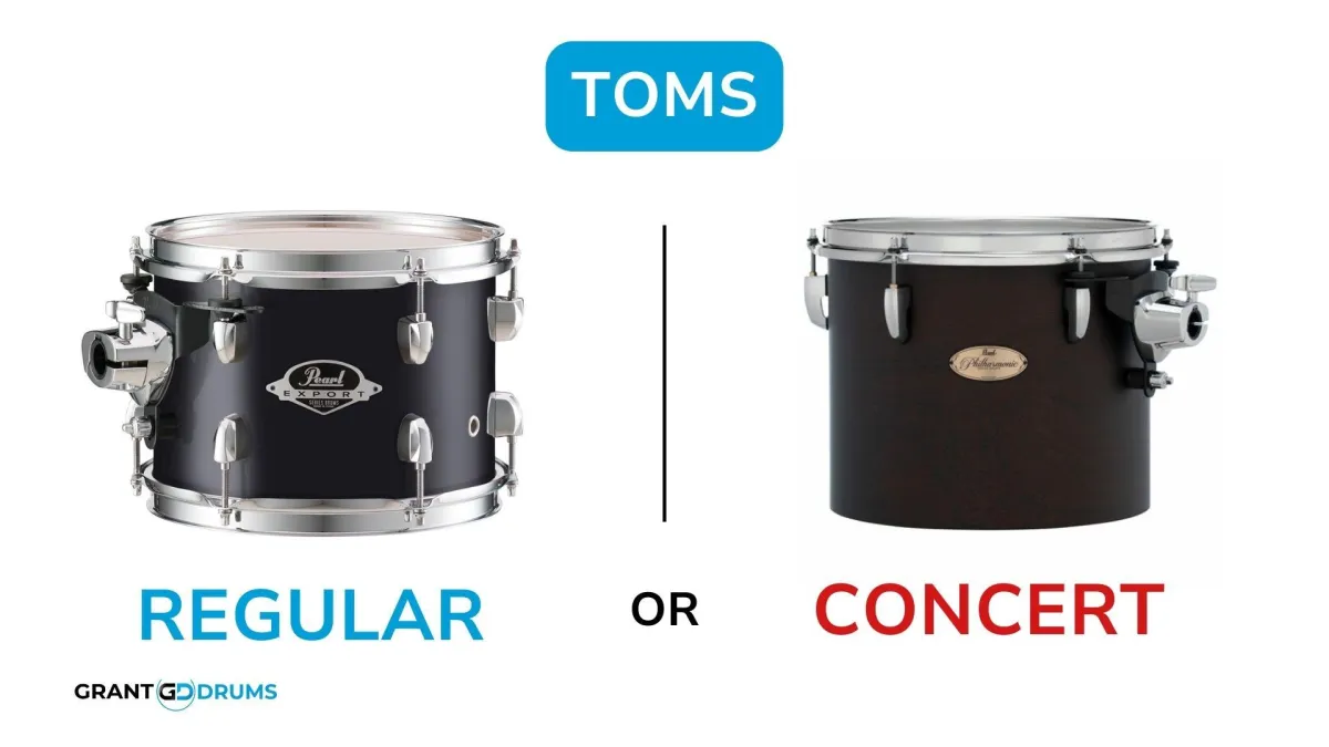 Toms: Two Sides of the Story - Regular vs. Concert Toms