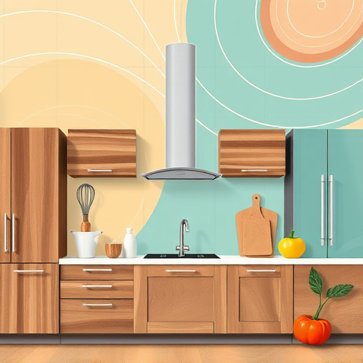 A vibrant and whimsical kitchen scene featuring custom cabinetry, characterized by artistically designed wooden cabinets in warm hues of orange and yellow, intricately carved with pine trees and mountains inspired by the Utah landscape. Sunlight floods the bright kitchen, highlighting countertops made of reclaimed wood and colorful tiles that add to its artisanal charm. An oversized window above the sink offers a stunning view of the snow-dusted Wasatch Mountains, bordered by a lively garden of wildflowers and herbs. 

Quirky details enhance the playful tone, including a whimsical teapot with an oversized spout, vibrant fruit bowls overflowing with exaggerated fruits like giant apples and expressive bananas, and an open cookbook leaning against a pastel kitchen mixer, its pages fluttering in a gentle breeze. Colorful oven mitts, one shaped like a cheerful animal, hang on the wall, contributing to the cozy aesthetic. 

The background is filled with an array of kitchen tools and ingredients, depicted in an ArtBrut style that showcases bold brushstrokes and raw textures, fostering a warm and creative atmosphere. The color palette of vibrant oranges, soft greens, and cheerful yellows evokes comfort and an inviting spirit, making this image an ideal blog cover that captures the essence of bespoke kitchen cabinetry with a joyful and eclectic flair.