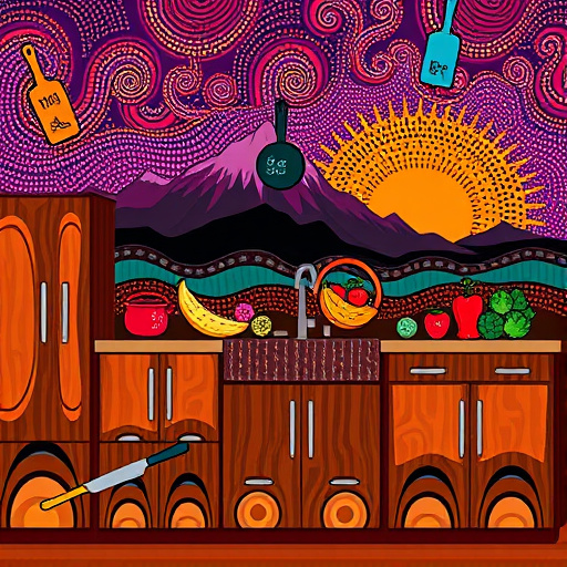 A beautifully crafted cover image for a blog on kitchen remodeling in Jeremy Ranch, Utah, featuring an exquisite Art Nouveau style. The design highlights a dreamy, open-concept kitchen that blends rustic charm with modern elegance. Warm wooden cabinets with intricate floral carvings and delicate brass handles reflect the organic forms of Art Nouveau. A large island with a polished marble top stands out, showcasing contemporary sophistication while maintaining a natural aesthetic.
Lush green potted herbs are positioned near a bay window, casting soft shadows, complemented by an elegant pendant light fixture with swirling, vine-like details. Large windows reveal stunning views of the Utah mountains, framed by gracefully flowing drapes that enhance the serene atmosphere.
The overall tone is calm and inviting, conveying warmth and homeliness, ideal for inspiring kitchen transformations. Quirky details include a whimsical bicycle-shaped teapot by the stove and colorful ceramic dishware on open shelves, adding playful elements that spark joy and creativity in cooking.
An intricate mosaic tile backsplash features stylized leaves and flowers, reflecting the natural beauty of the area. The color palette blends earthy greens and browns with warm gold and soft cream, creating a harmonious atmosphere that embodies the spirit of home and the transformative journey of remodeling.